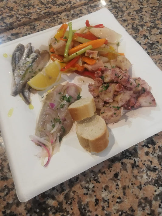 Mixed seafood appetizer