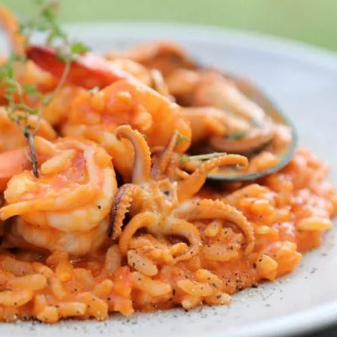 Seafood risotto