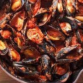 Moules à la sauce tomate e piment